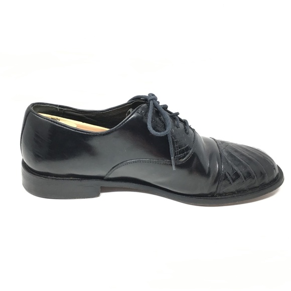 Florsheim Imperial Oxfords Sz 9.5 Black Alligator main image 5